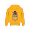 Youth Heavy Blend Hoodie - "Never Waver America" Motivational Sweatshirt - Never Waver