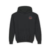 Youth Heavy Blend Hoodie - " Never Waver Be Red White and- A Little Bougie" Motivational Sweatshirt - Never Waver