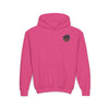 Youth Heavy Blend Hoodie - " Never Waver Be Red White and- A Little Bougie" Motivational Sweatshirt - Never Waver