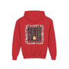 Youth Heavy Blend Hoodie - "NEVER WAVER Be The Light Design" Motivational Sweatshirt - Never Waver