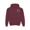 Youth Heavy Blend Hoodie - "NEVER WAVER Be The Light Design" Motivational Sweatshirt - Never Waver