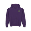Youth Heavy Blend Hoodie - "NEVER WAVER Be The Light Design" Motivational Sweatshirt - Never Waver