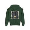 Youth Heavy Blend Hoodie - "NEVER WAVER Be The Light Design" Motivational Sweatshirt - Never Waver