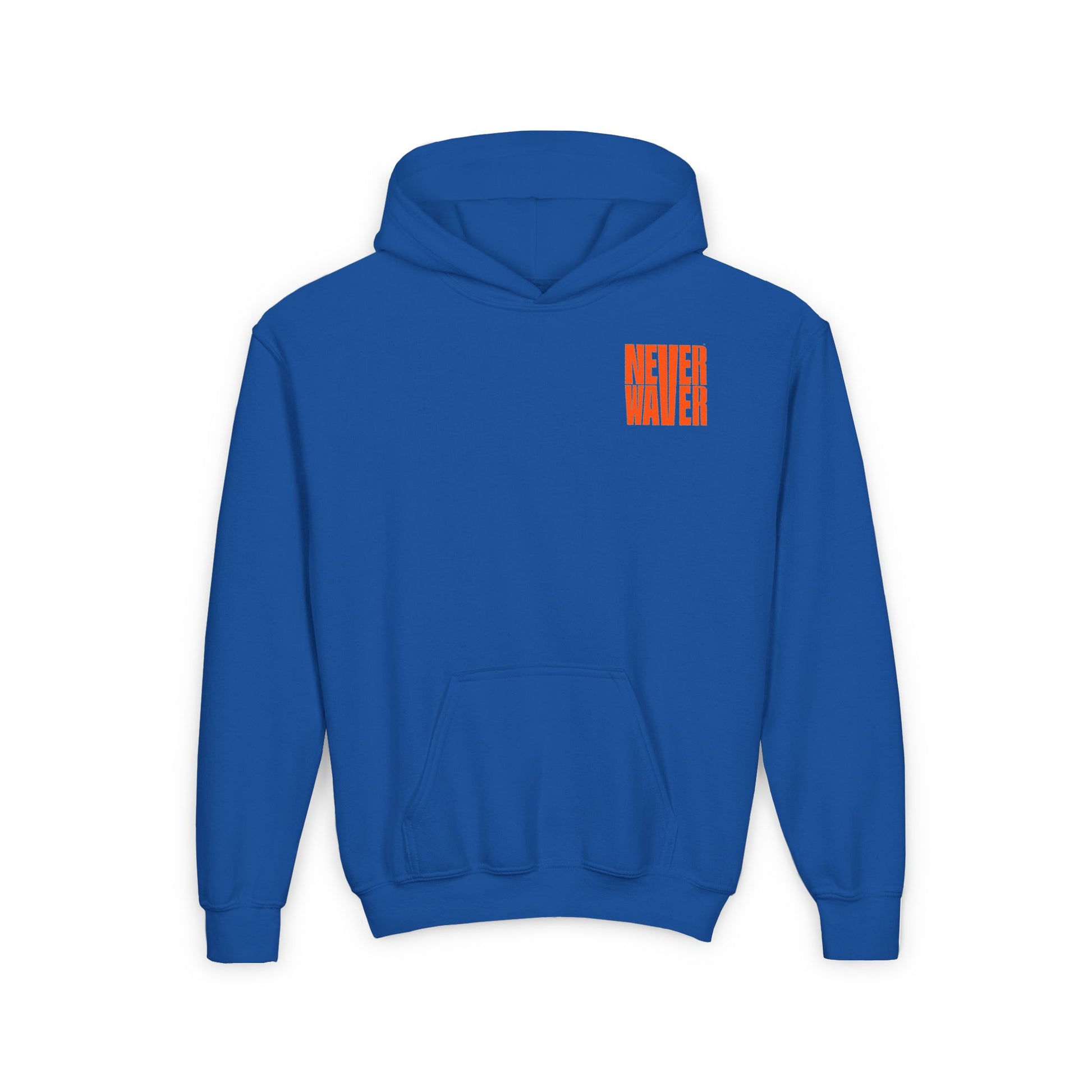 Youth Heavy Blend Hoodie - "Never Waver be the Windshield " Motivational Sweatshirt - Never Waver