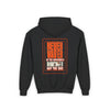 Youth Heavy Blend Hoodie - "Never Waver be the Windshield " Motivational Sweatshirt - Never Waver