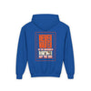 Youth Heavy Blend Hoodie - "Never Waver be the Windshield " Motivational Sweatshirt - Never Waver
