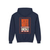 Youth Heavy Blend Hoodie - "Never Waver be the Windshield " Motivational Sweatshirt - Never Waver