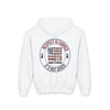 Youth Heavy Blend Hoodie - "Respect is Earned Never Waver It's Not Given" Motivational Sweatshirt - Never Waver