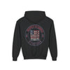 Youth Heavy Blend Hoodie - "Respect is Earned Never Waver It's Not Given" Motivational Sweatshirt - Never Waver