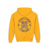 Youth Heavy Blend Hoodie - "Respect is Earned Never Waver It's Not Given" Motivational Sweatshirt - Never Waver