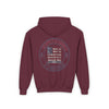 Youth Heavy Blend Hoodie - "Respect is Earned Never Waver It's Not Given" Motivational Sweatshirt - Never Waver