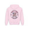 Youth Heavy Blend Hoodie - "Respect is Earned Never Waver It's Not Given" Motivational Sweatshirt - Never Waver