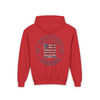 Youth Heavy Blend Hoodie - "Respect is Earned Never Waver It's Not Given" Motivational Sweatshirt - Never Waver