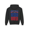 Youth 'Never Waver' Hooded Sweatshirt – Perfect for Buffalo Fans - Never Waver