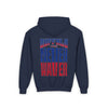 Youth 'Never Waver' Hooded Sweatshirt – Perfect for Buffalo Fans - Never Waver