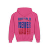 Youth 'Never Waver' Hooded Sweatshirt – Perfect for Buffalo Fans - Never Waver