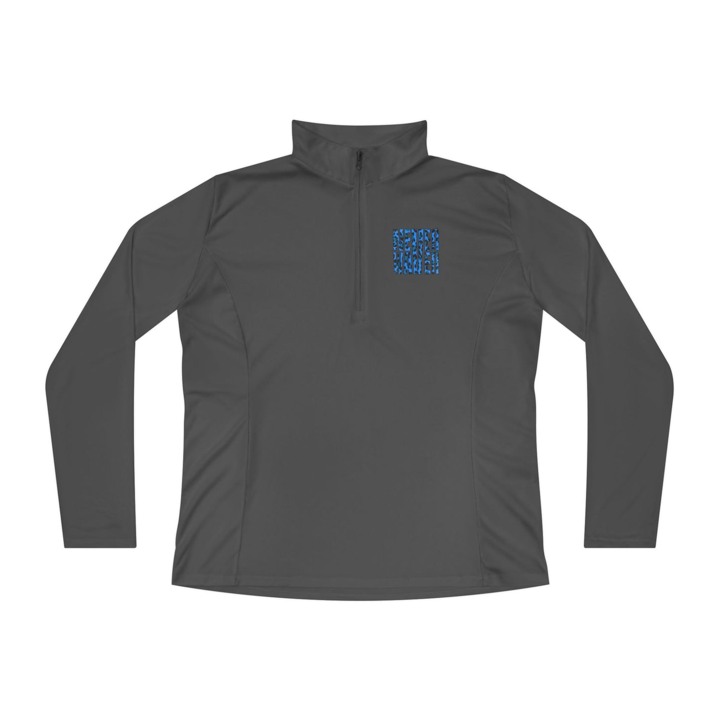 Never Waver Leopard Ladies Quarter-Zip Pullover - Never Waver