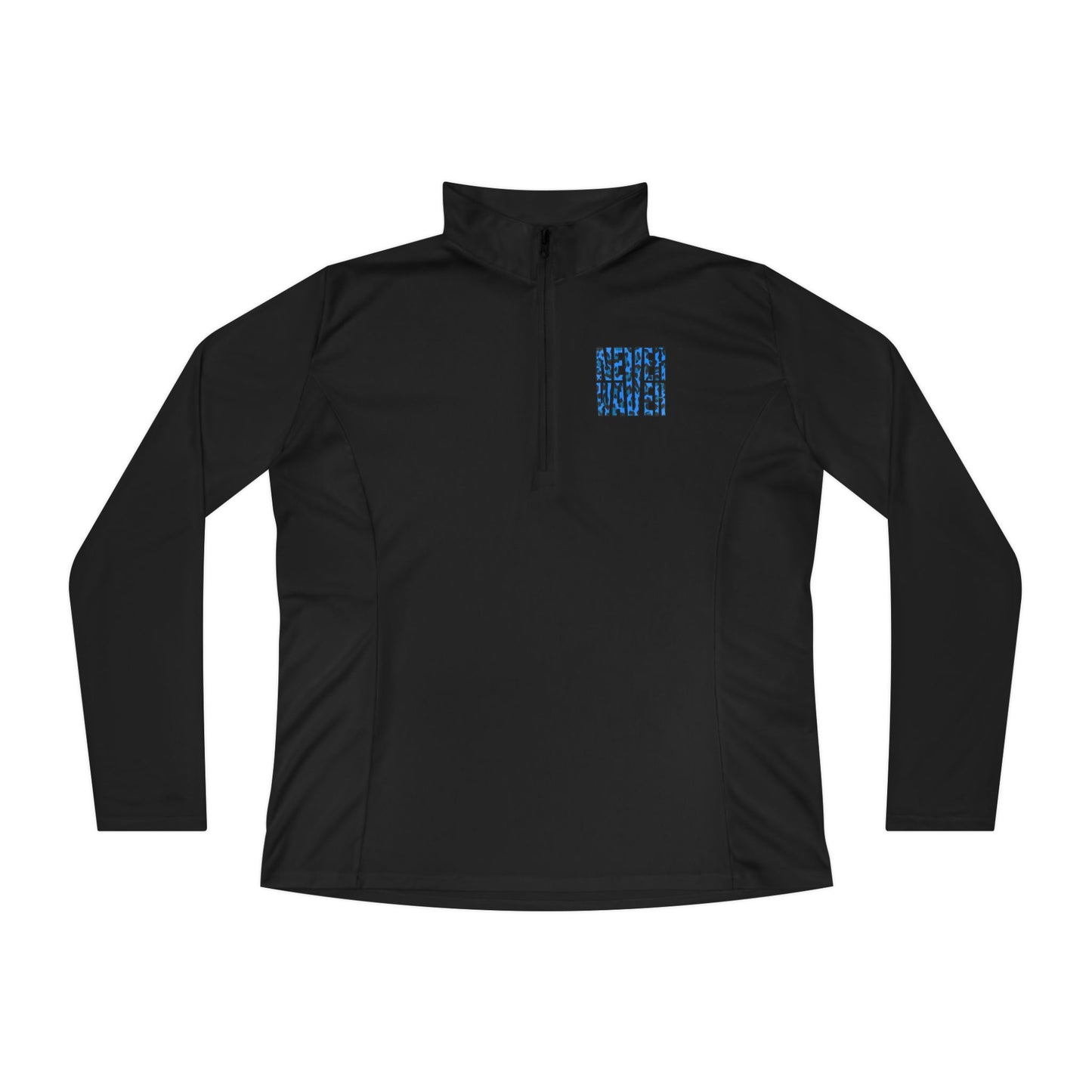 Never Waver Leopard Ladies Quarter-Zip Pullover - Never Waver