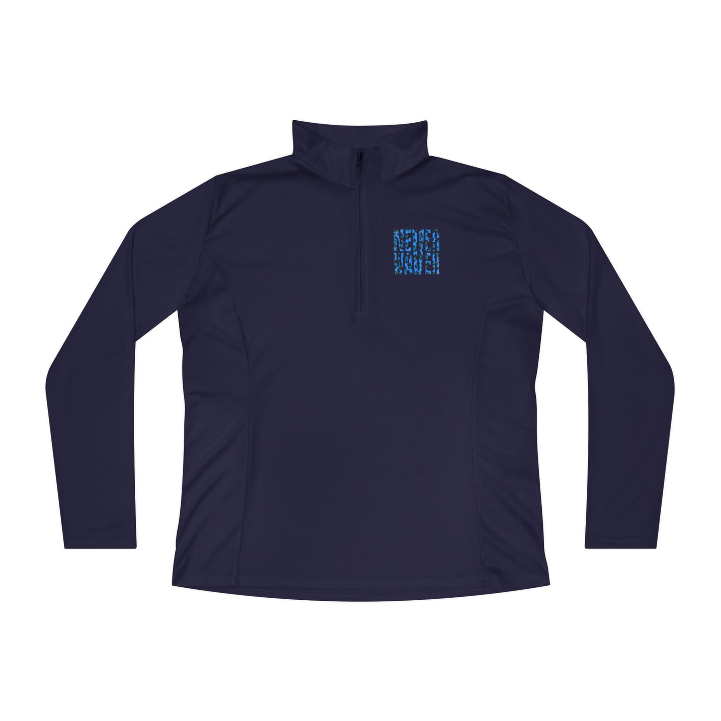Never Waver Leopard Ladies Quarter-Zip Pullover - Never Waver