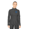 Never Waver Leopard Ladies Quarter-Zip Pullover - Never Waver