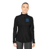 Never Waver Leopard Ladies Quarter-Zip Pullover - Never Waver