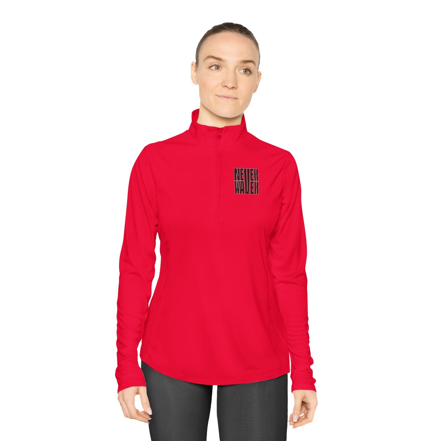 Never Waver Ladies Quarter-Zip Pullover - Never Waver