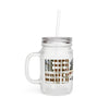 Never Waver Best Buckin' Dad Ever Patriotic Mason Jar with Straw - Ideal Gift for Dads - Never Waver