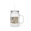 Never Waver Best Buckin' Dad Ever Patriotic Mason Jar with Straw - Ideal Gift for Dads - Never Waver