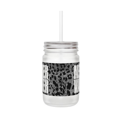 Never Waver Mason Jar with Straw - Motivational Drinkware for Home & Gifts - Never Waver