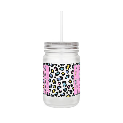 Never Waver Mason Jar with Straw - Stylish and Fun Drinkware - Never Waver