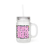 Never Waver Mason Jar with Straw - Stylish and Fun Drinkware - Never Waver