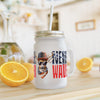 Never Waver Patriotic Mason Jar with Deer Design – Perfect for Summer Celebrations - Never Waver