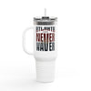 Atlanta Fans Never Waver W-Leopard Football Insulated Travel Mug, 40oz - Never Waver