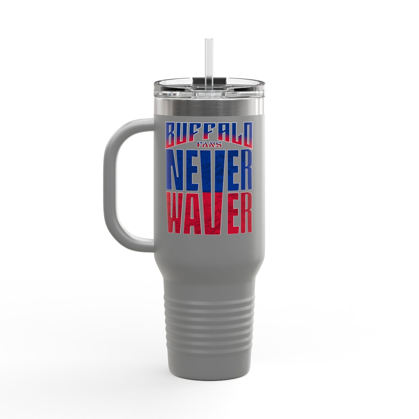 Buffalo Fans Never Waver Insulated Travel Mug, 40oz - Never Waver