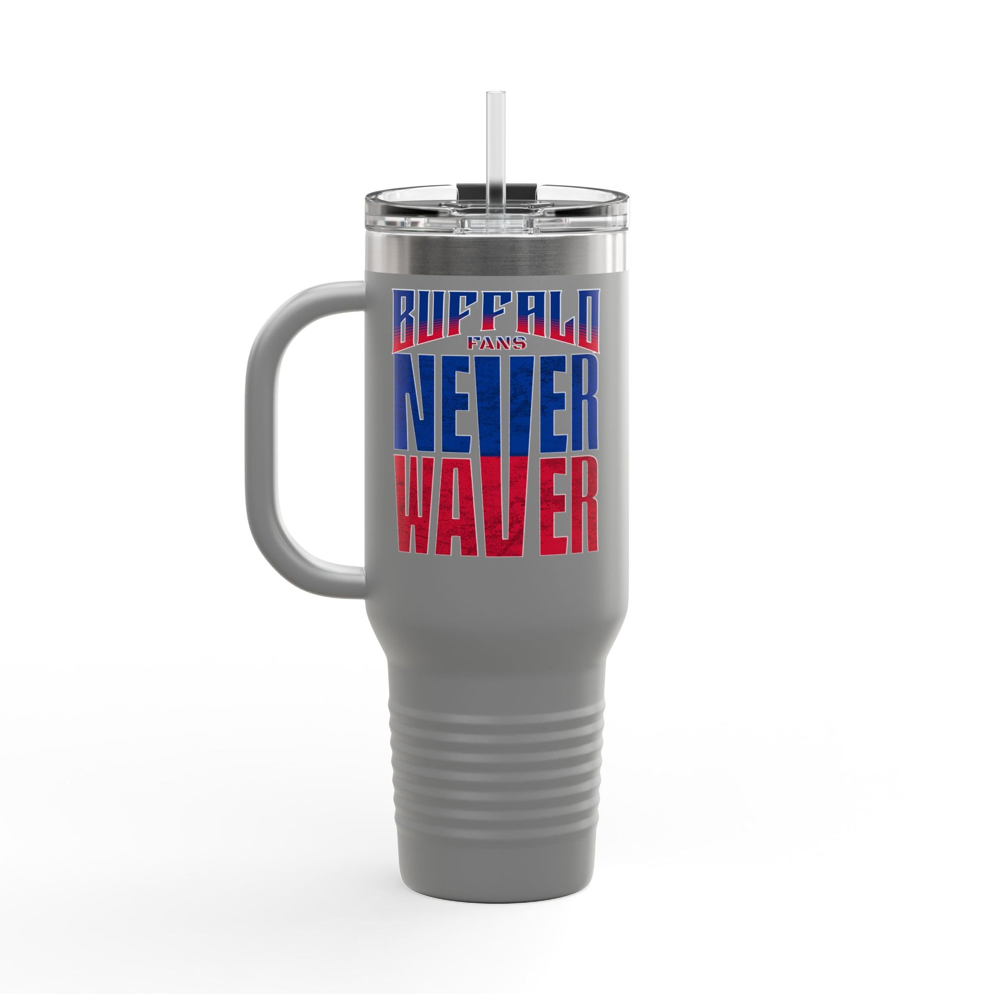 Buffalo Fans Never Waver Insulated Travel Mug, 40oz - Never Waver