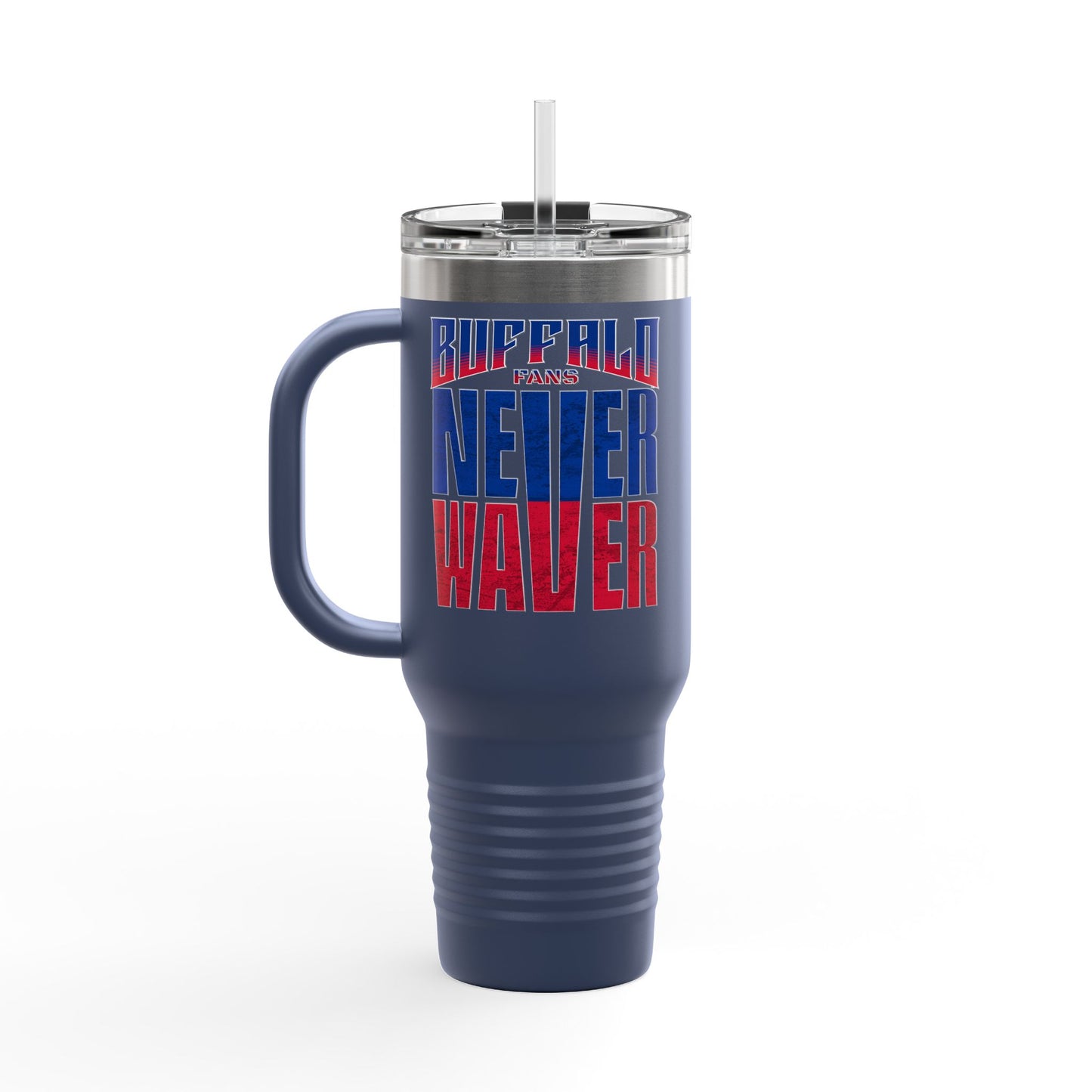 Buffalo Fans Never Waver Insulated Travel Mug, 40oz - Never Waver