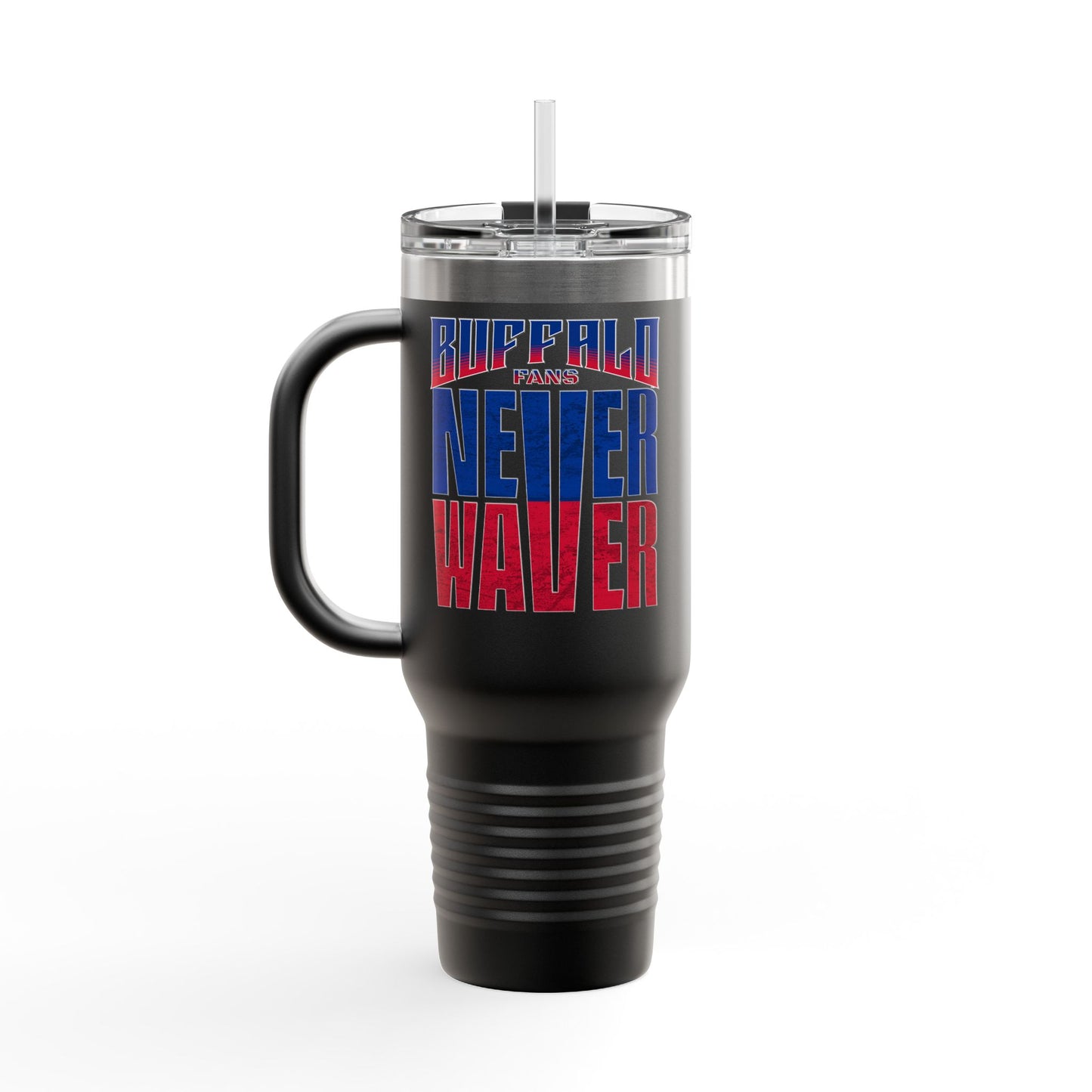 Buffalo Fans Never Waver Insulated Travel Mug, 40oz - Never Waver