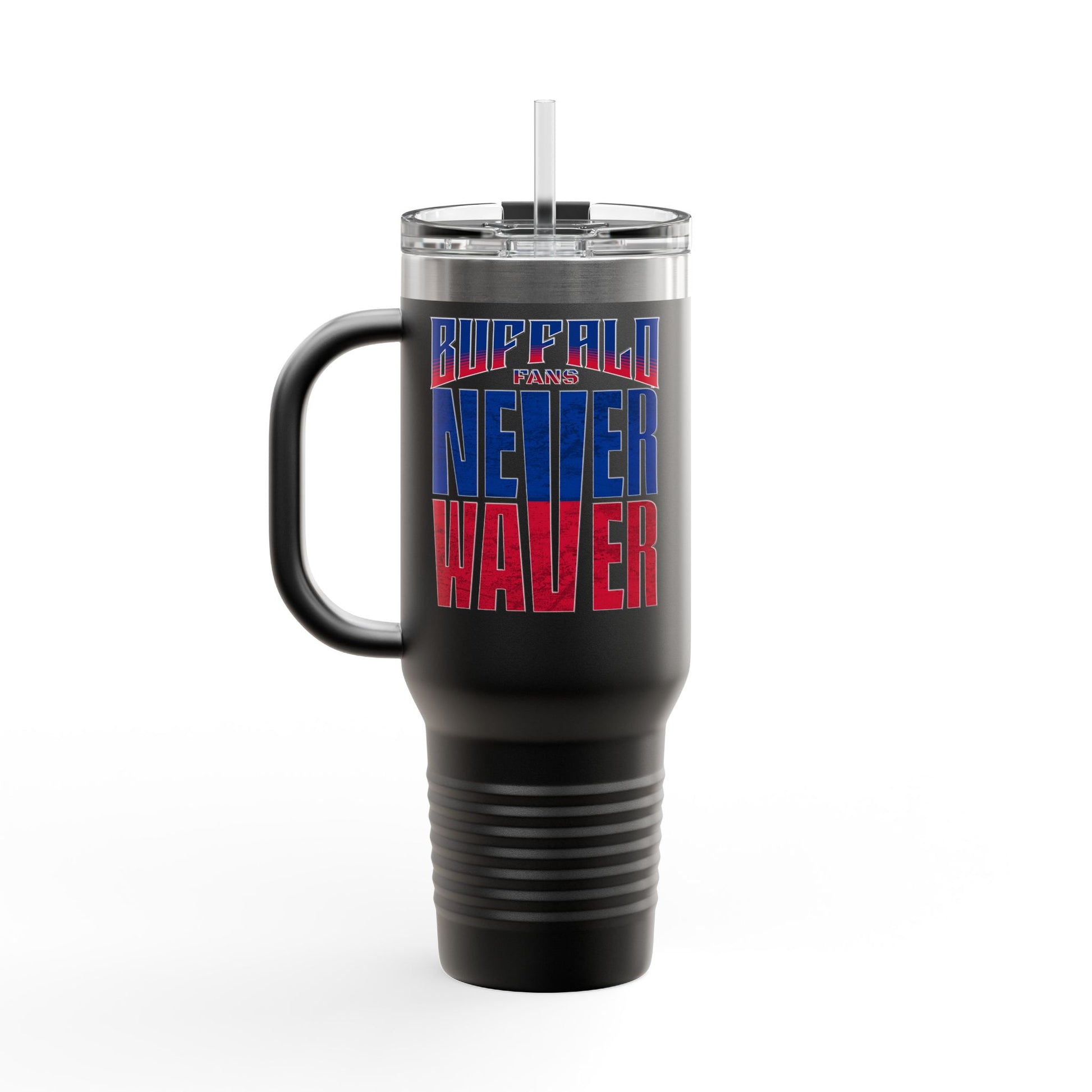 Buffalo Fans Never Waver Insulated Travel Mug, 40oz - Never Waver