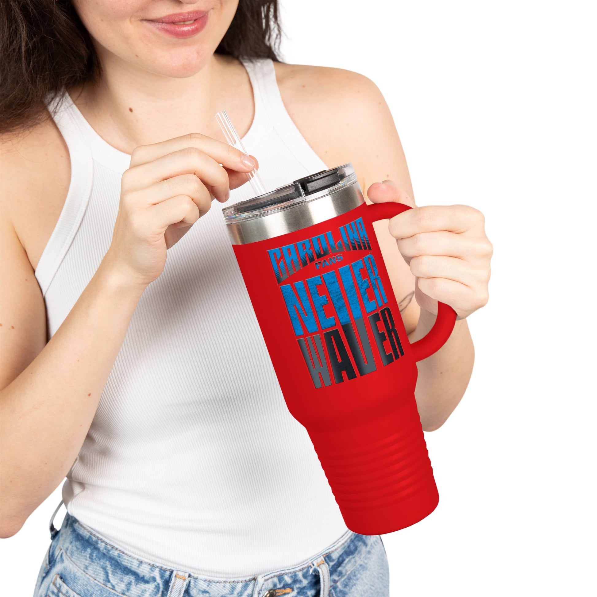 Carolina Fans Never Waver Insulated Travel Mug, 40oz - Never Waver