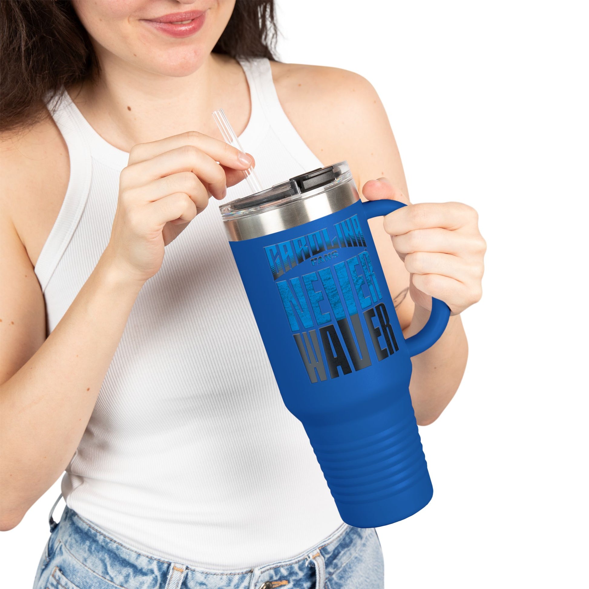 Carolina Fans Never Waver Insulated Travel Mug, 40oz - Never Waver
