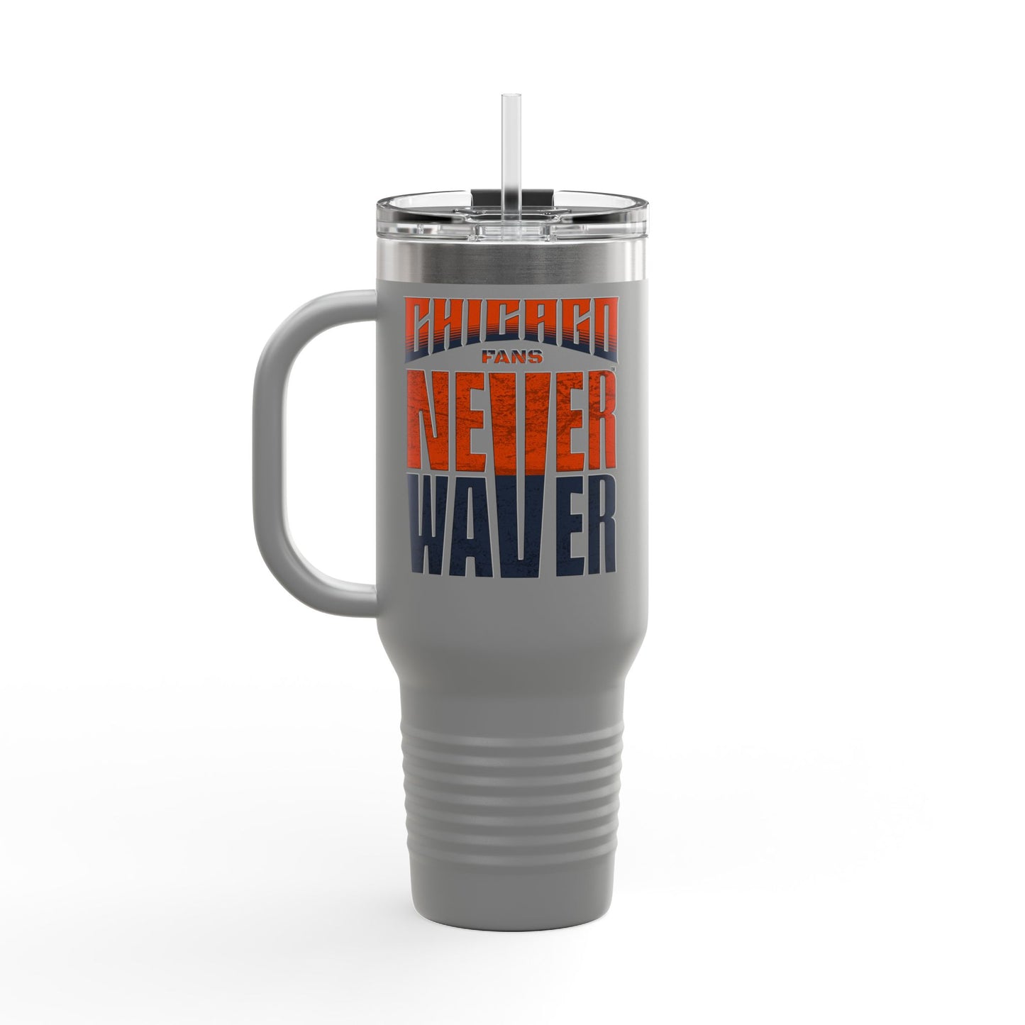 Chicago Fans Never Waver Insulated Travel Mug, 40oz - Never Waver