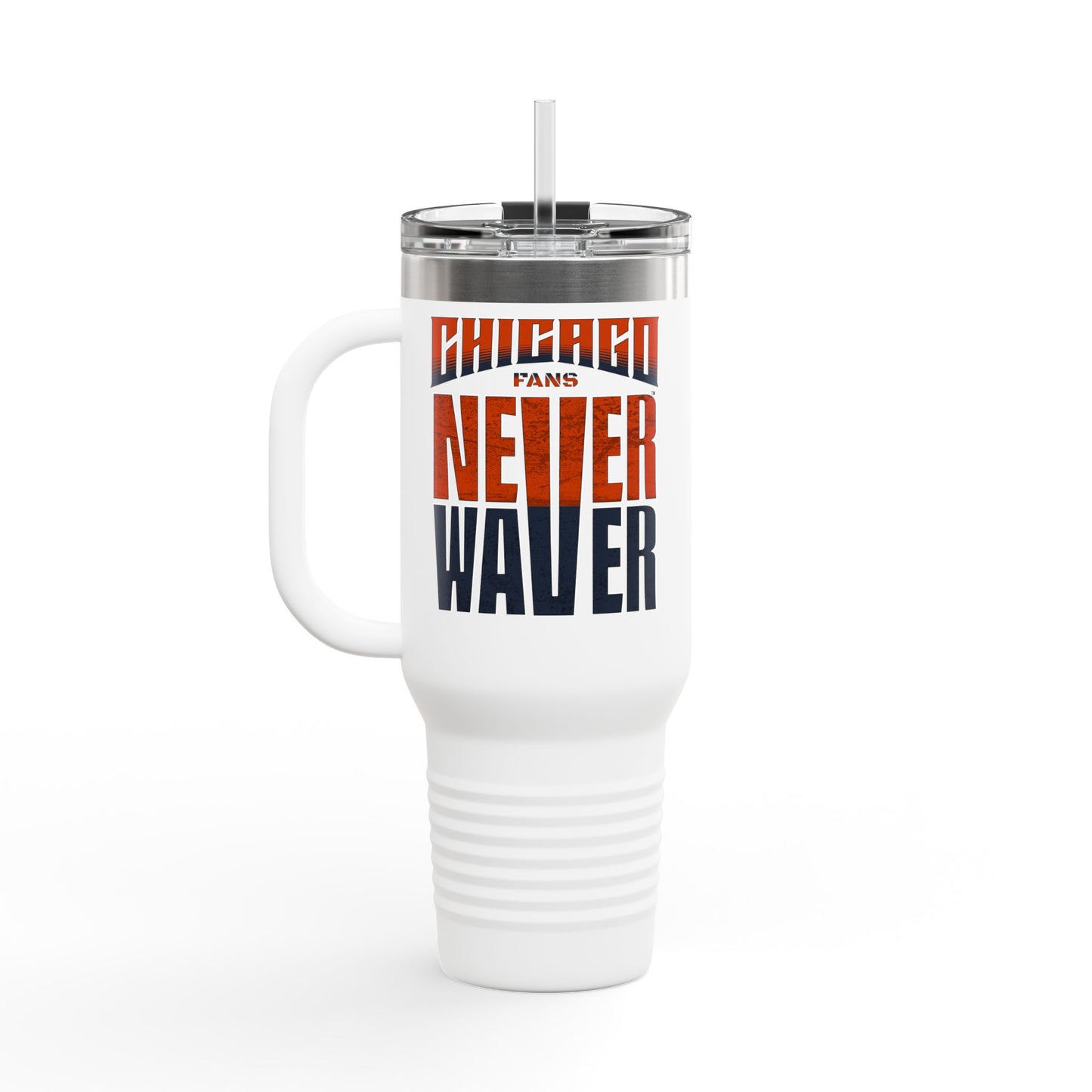 Chicago Fans Never Waver Insulated Travel Mug, 40oz - Never Waver