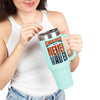 Chicago Fans Never Waver W-Leopard Football Insulated Travel Mug, 40oz - Never Waver