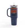 Chicago Fans Never Waver W-Leopard Football Insulated Travel Mug, 40oz - Never Waver
