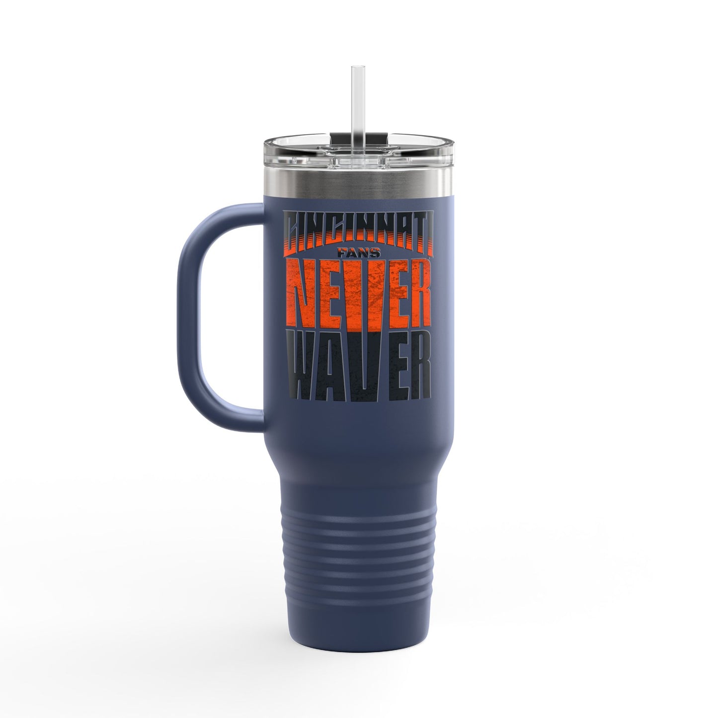 Cincinnati Fans Never Waver Insulated Travel Mug, 40oz - Never Waver
