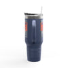 Cincinnati Fans Never Waver W-Leopard Football Insulated Travel Mug, 40oz - Never Waver