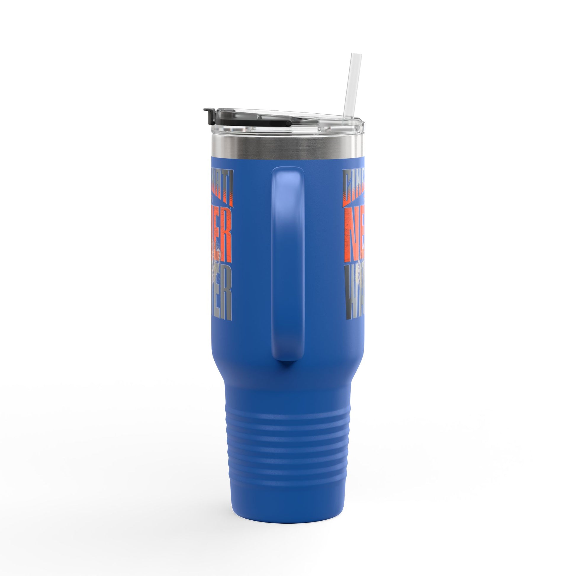 Cincinnati Fans Never Waver W-Leopard Football Insulated Travel Mug, 40oz - Never Waver