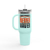 Cincinnati Fans Never Waver W-Leopard Football Insulated Travel Mug, 40oz - Never Waver