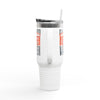 Cincinnati Fans Never Waver W-Leopard Football Insulated Travel Mug, 40oz - Never Waver