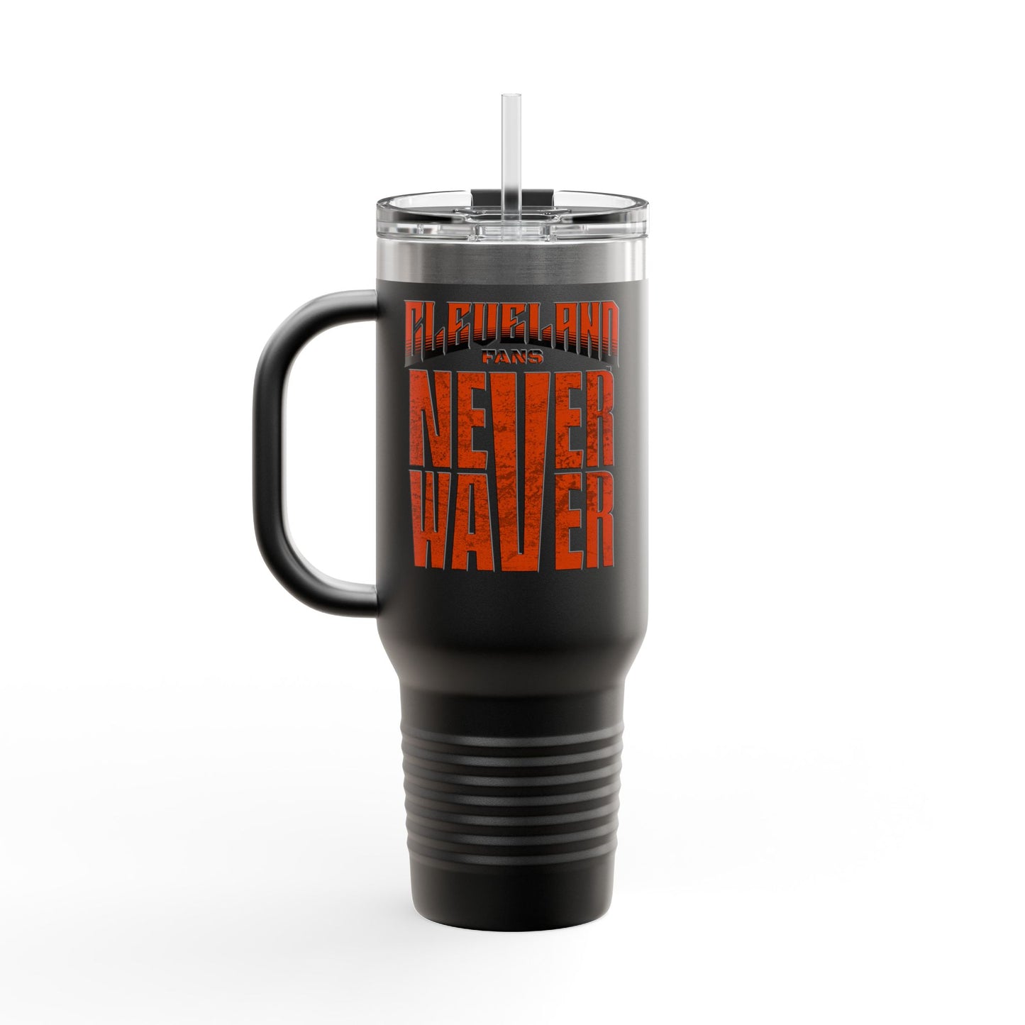 Cleveland Fans Never Waver Insulated Travel Mug, 40oz - Never Waver